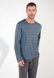Aloys Long Sleepwear | Dark Grey Print 403063-P284