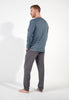 Aloys Long Sleepwear | Dark Grey Print 403063-P284