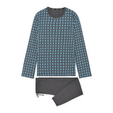 Aloys Long Sleepwear | Dark Grey Print 403063-P284