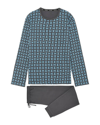 Aloys Long Sleepwear | Dark Grey Print 403063-P284