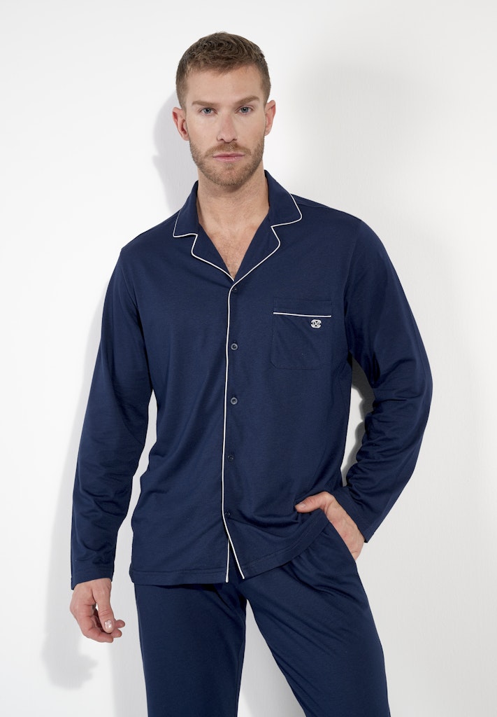 Rafael Long Sleepwear | Navy 403064-00RA
