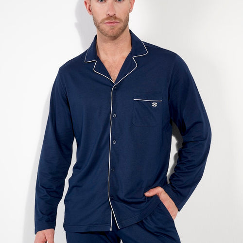 Rafael Long Sleepwear | Navy 403064-00RA