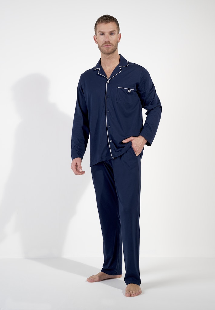 Rafael Long Sleepwear | Navy 403064-00RA