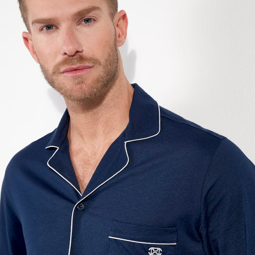 Rafael Long Sleepwear | Navy 403064-00RA