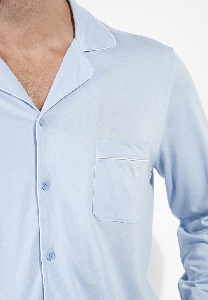 Rafael Long Sleepwear | Light Blue 403064-3596