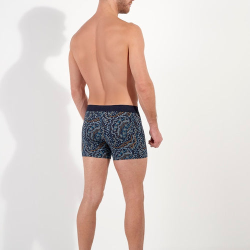 Fontainebleau Boxer Briefs | Navy Print 403077-P0RA