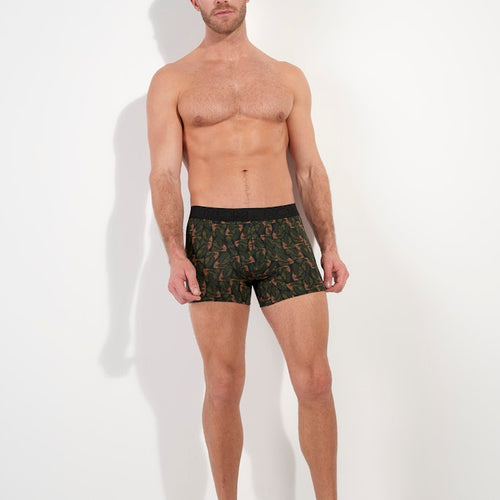 Vizzavona Boxer Briefs | Khaki Print 403078-P0XD