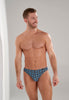 Aloys Comfort Micro Briefs | Dark Grey Print 403085-P284