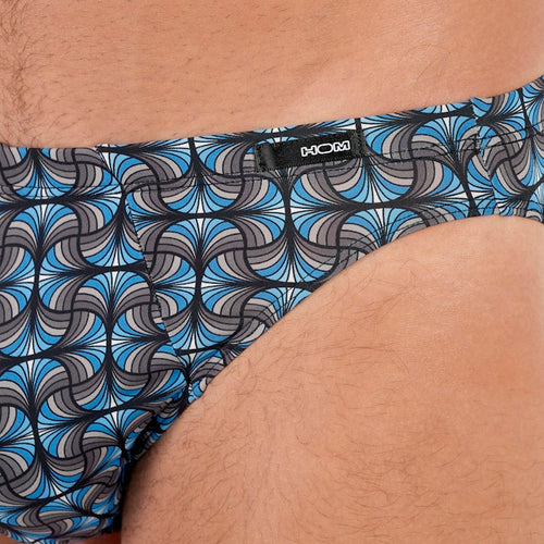 Aloys Comfort Micro Briefs | Dark Grey Print 403085-P284