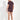 Carlyle Tee-Shirt V Neck | Bordeaux Print 403092-P0ZQ