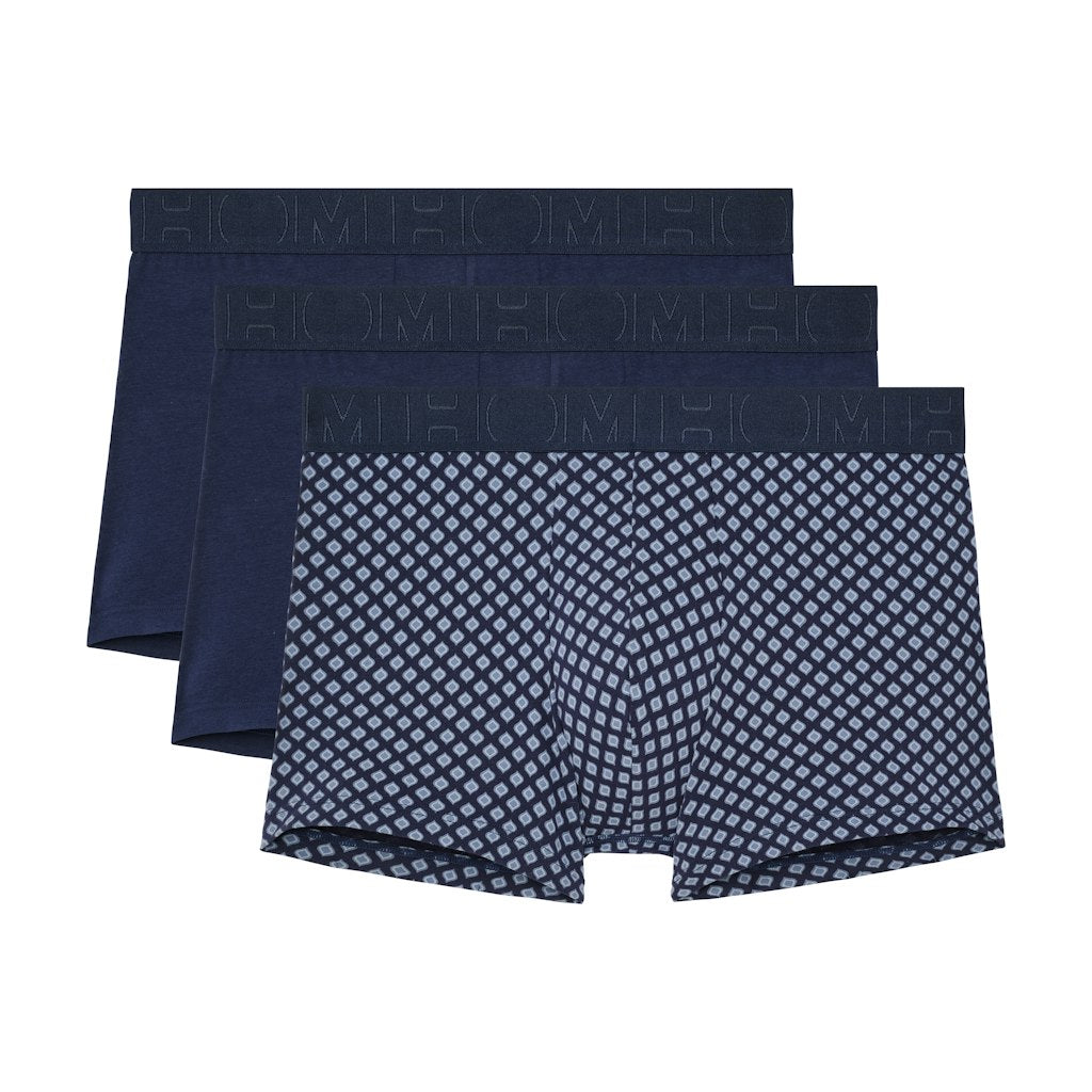 John #2 Boxer Briefs 3p | Navyprint/Navy/Navy 403102-T037