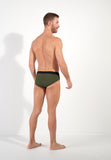 Supersoft Mini Briefs | Khaki Green 403105-00XD
