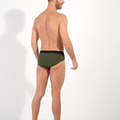 Supersoft Mini Briefs | Khaki Green 403105-00XD