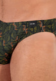 Vizzavona Comfort Micro Briefs | Khaki Print 403106-P0XD