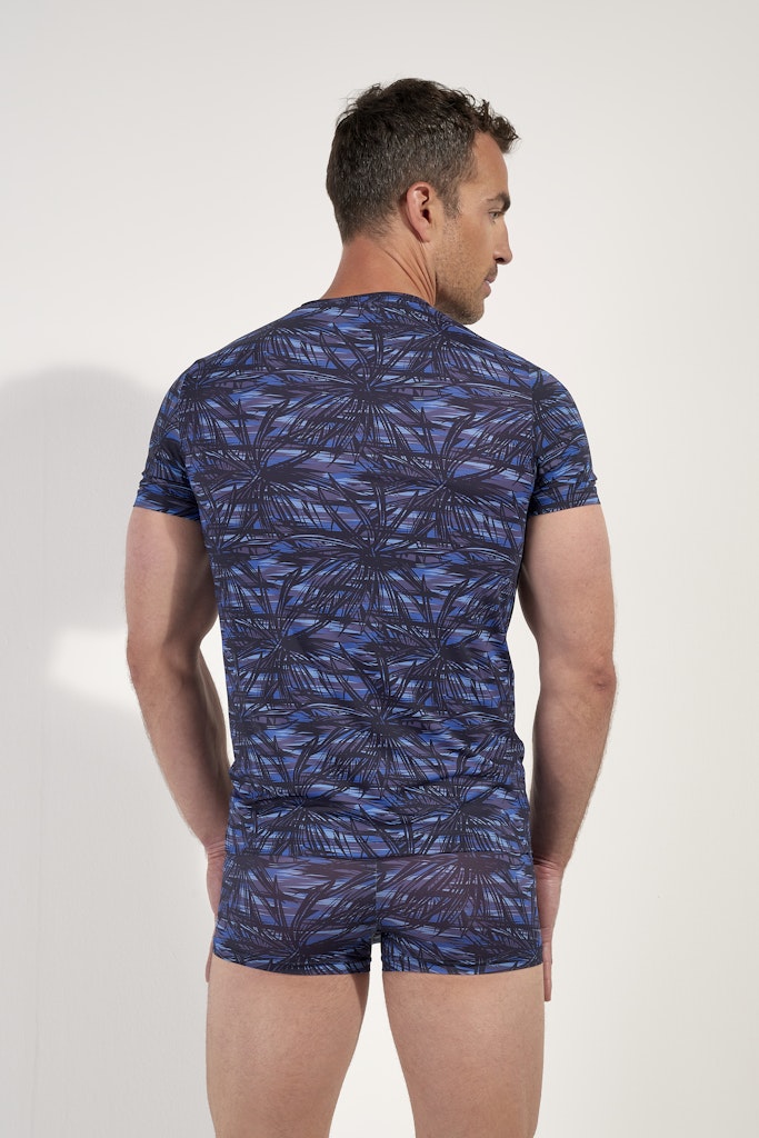 Star Island Tee-Shirt V Neck | Blue Print 403109-P0BI