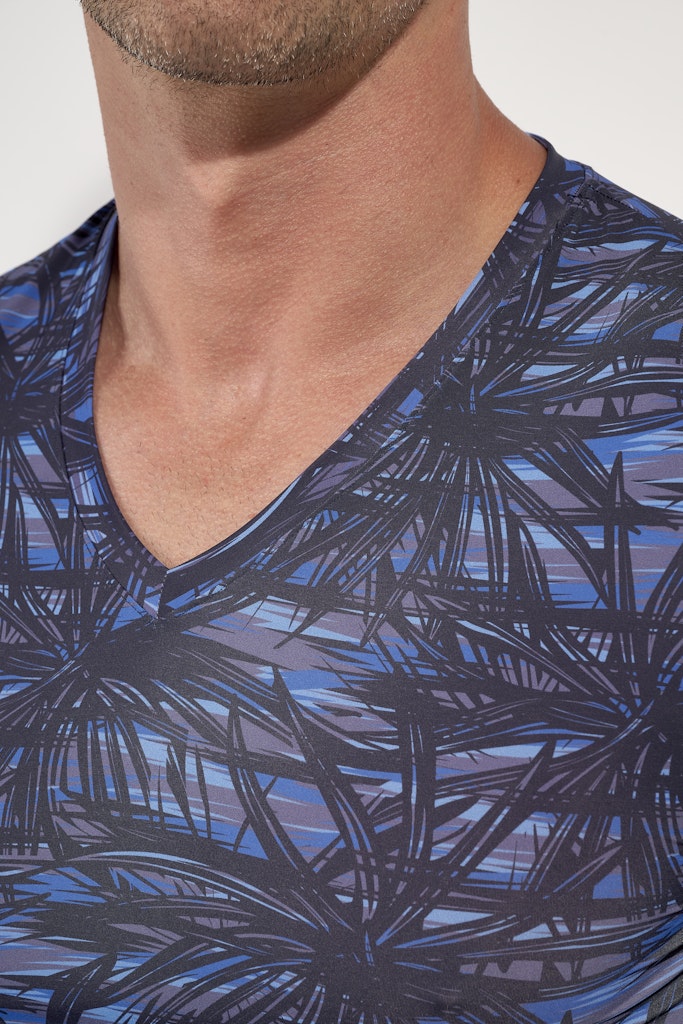 Star Island Tee-Shirt V Neck | Blue Print 403109-P0BI