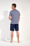 Atlantic Short Sleepwear | Blue Stripes 403112-R0BI