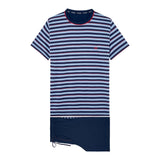Atlantic Short Sleepwear | Blue Stripes 403112-R0BI