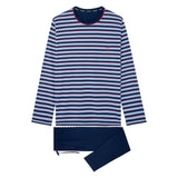 Atlantic Long Sleepwear | Blue Stripes 403113-R0BI