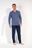 Hampton Long Sleepwear | Navy Print 403115-I0RA