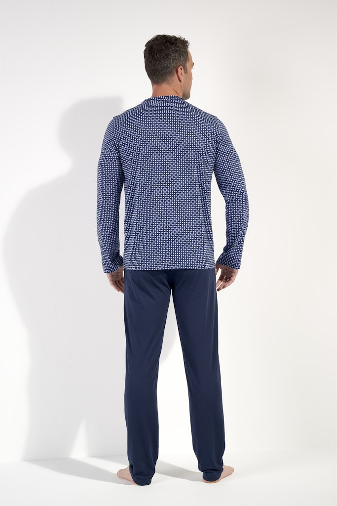 Hampton Long Sleepwear | Navy Print 403115-I0RA