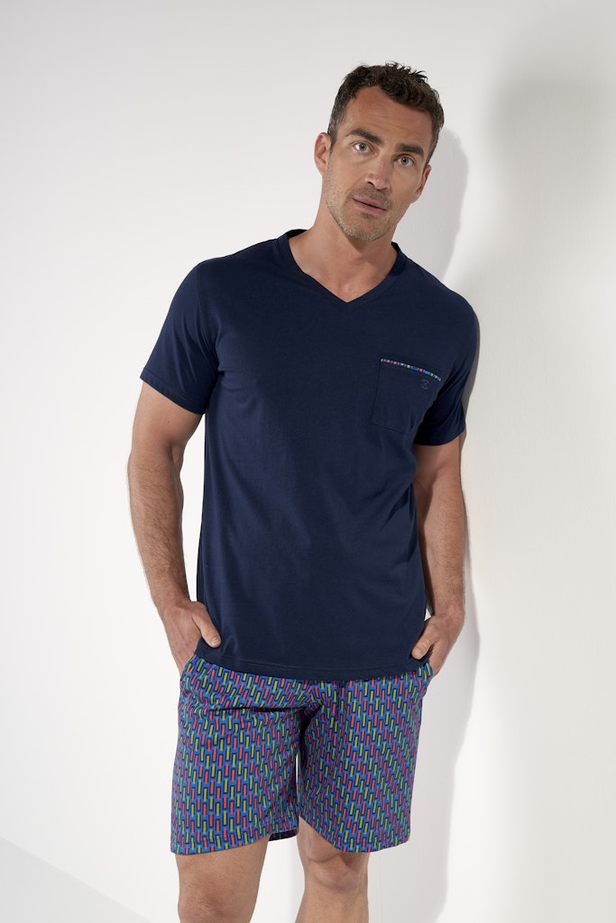 Bellagio Short Sleepwear | Navy Print 403117-I0RA
