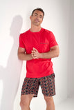 Westgate Short Sleepwear | Red Print 403119-I0PA