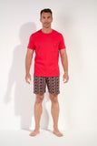 Westgate Short Sleepwear | Red Print 403119-I0PA