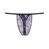 Viscaya G-String | Navy Print 403143-P0RA