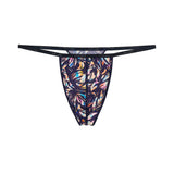 Viscaya G-String | Navy Print 403143-P0RA