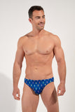 Calcio Swim Micro Briefs | Navy Print 403154-I0RA