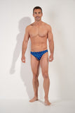 Calcio Swim Micro Briefs | Navy Print 403154-I0RA