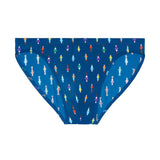 Calcio Swim Micro Briefs | Navy Print 403154-I0RA