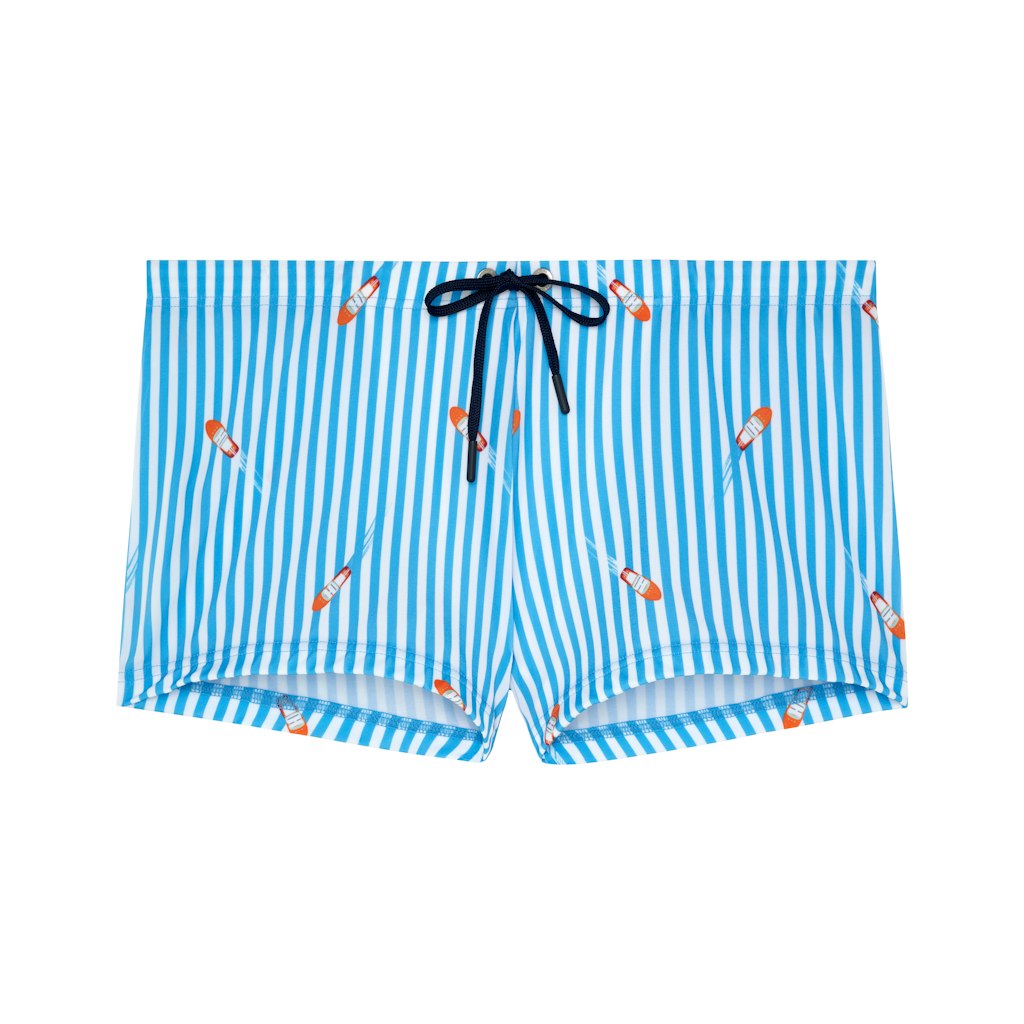 Viareggio Swim Shorts | Blue/White Stripes 403158-R0BW