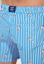 Viareggio Beach Boxer | Blue/White Stripes 403159-R0BW