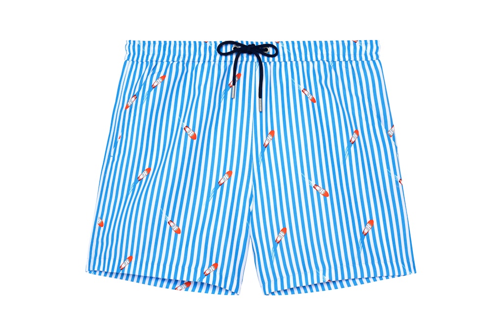 Viareggio Beach Boxer | Blue/White Stripes 403159-R0BW