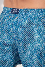 Camaiore Beach Boxer | Blue Print 403165-I0BI