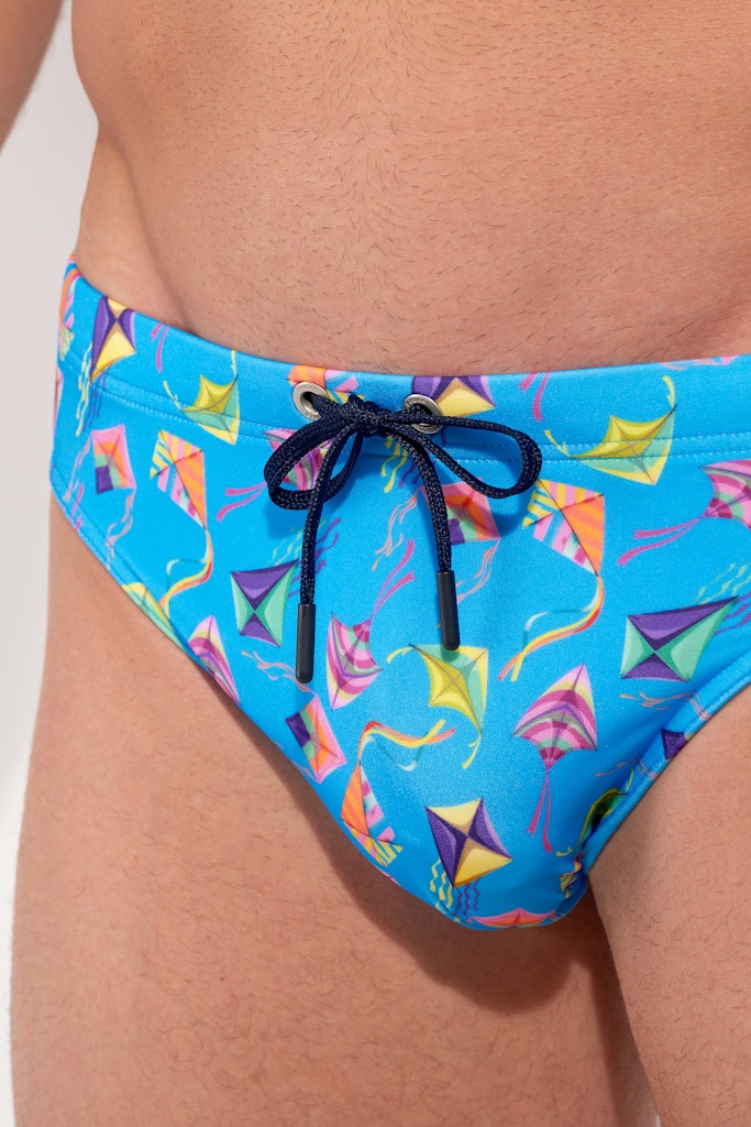 Lido Swim Mini Briefs | Blue Print 403166-P0BI