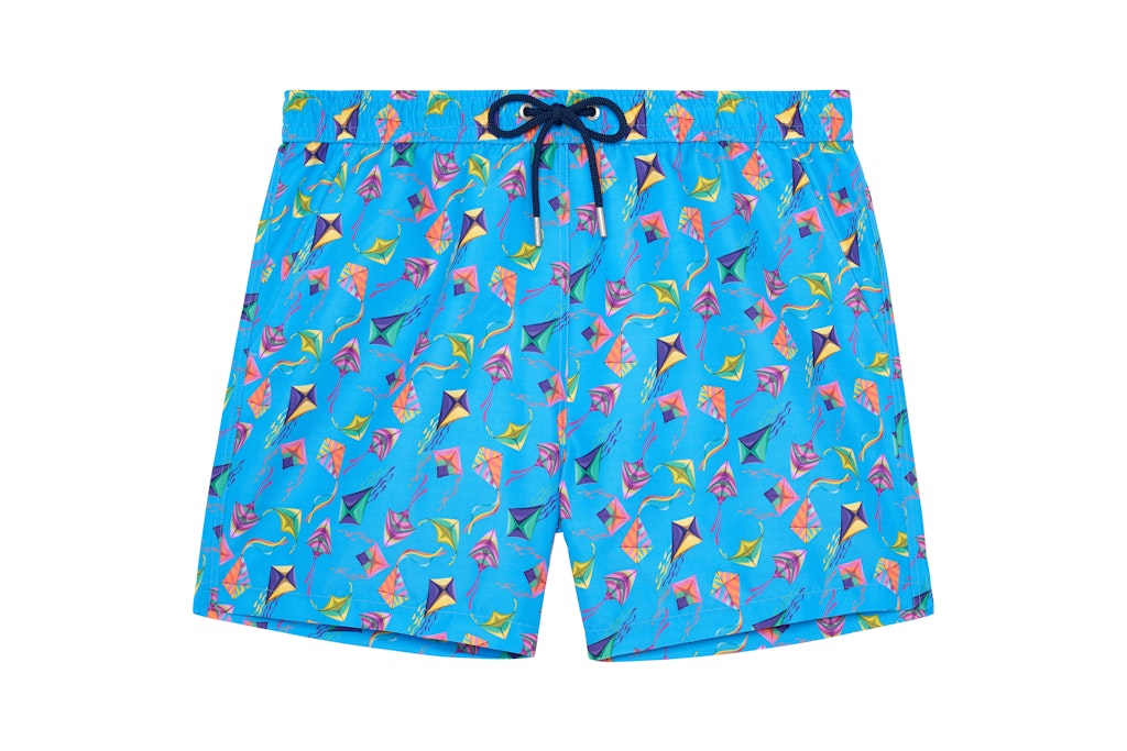 Lido Beach Boxer | Blue Print 403168-P0BI