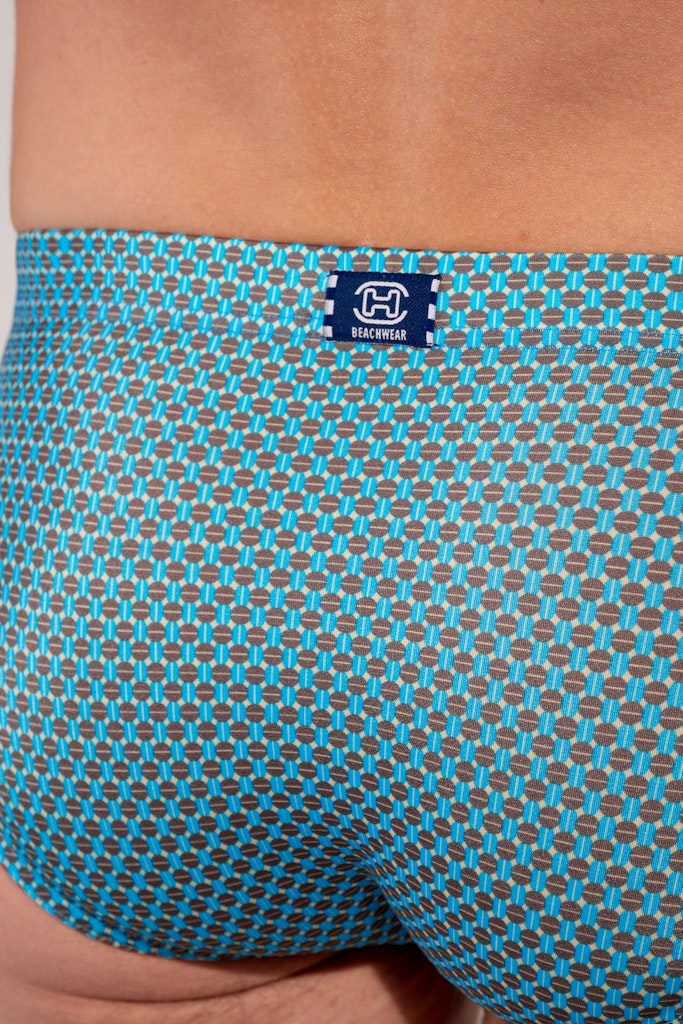 Cappuccino Swim Mini Briefs | Blue Print 403169-I0BI