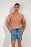 Cappuccino Beach Boxer | Blue Print 403171-I0BI
