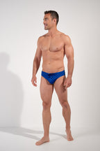 Trinacria Swim Mini Briefs | Navy Print 403172-I0RA