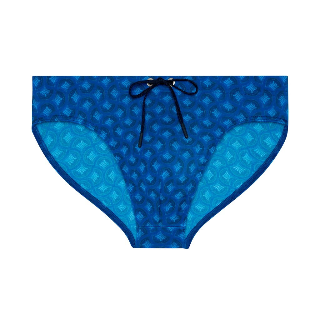 Trinacria Swim Mini Briefs | Navy Print 403172-I0RA