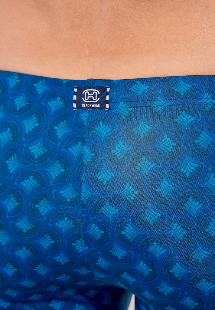 Trinacria Swim Shorts | Navy Print 403173-I0RA