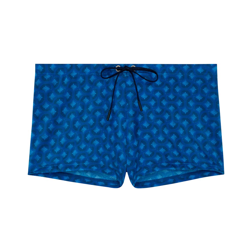 Trinacria Swim Shorts | Navy Print 403173-I0RA