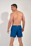 Trinacria Beach Boxer | Navy Print 403174-I0RA