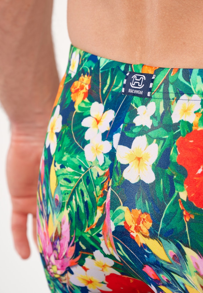 Peacock Swim Shorts | Multico Print 403176-P023