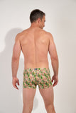 Taormina Swim Shorts | Green Print 403178-P126