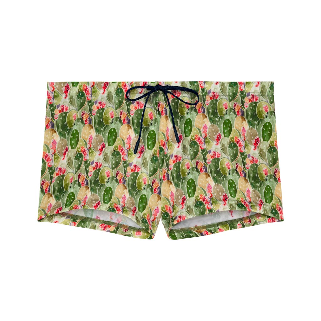 Taormina Swim Shorts | Green Print 403178-P126