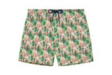 Taormina Beach Boxer | Green Print 403179-P126